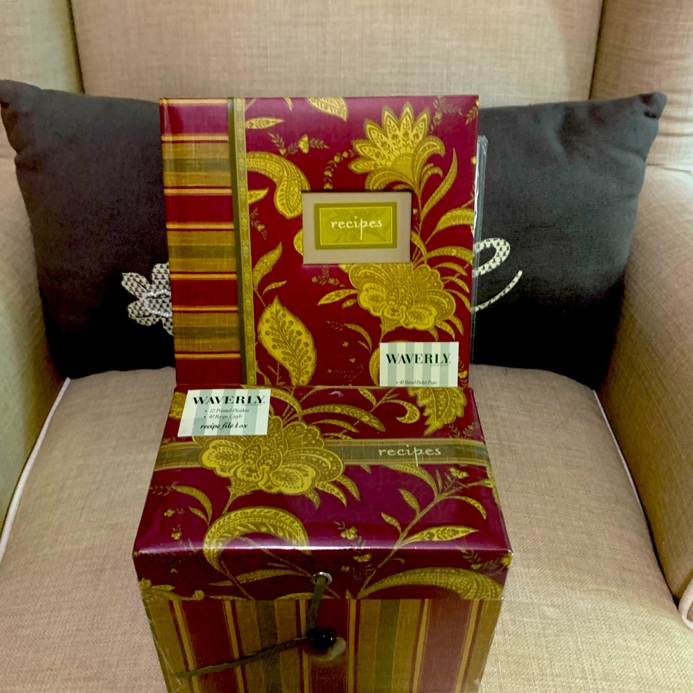 Waverly Recipe Box and Book